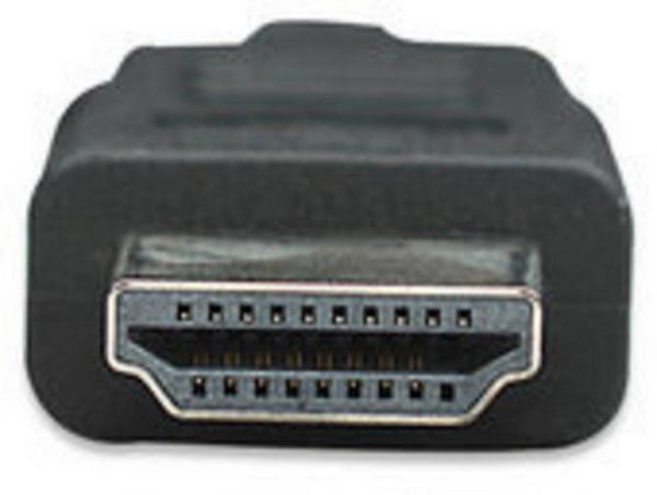 Produktbild: Manhattan HDMI Anschlusskabel HDMI-A Stecker, HDMI-A Stecker 10.00 m Schwarz 323246-CG 4K UHD, Audio Return Channel HDMI-Kabel
