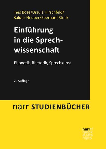 Produktbild: Einf&uuml;hrung in die Sprechwissenschaft