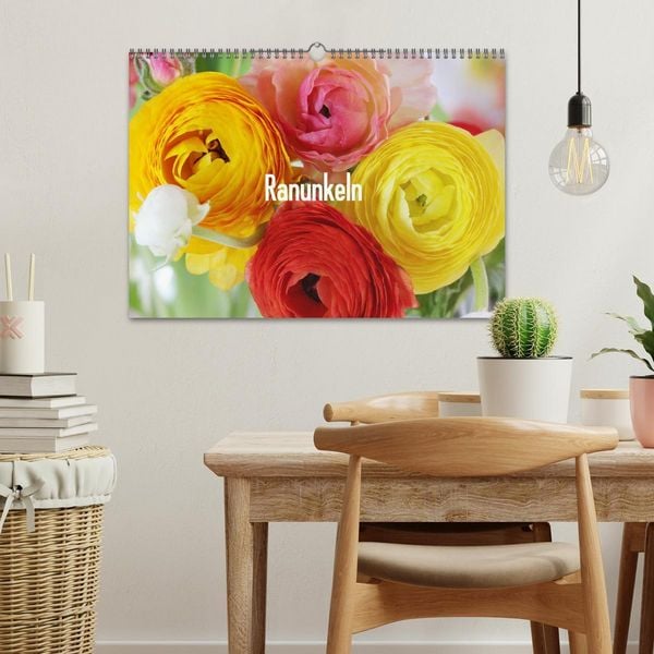 Produktbild: Ranunkeln (Wandkalender 2026 DIN A3 quer), CALVENDO Monatskalender