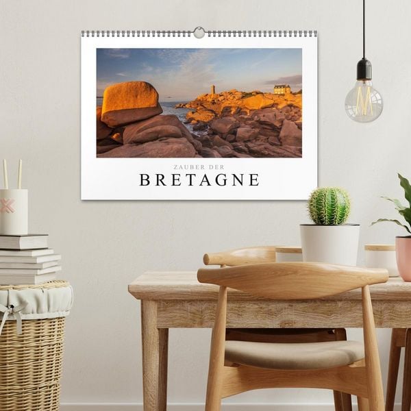 Produktbild: Bretagne - Zauber der C&ocirc;te de Granit Rose (Wandkalender 2026 DIN A3 quer), CALVENDO Monatskalender