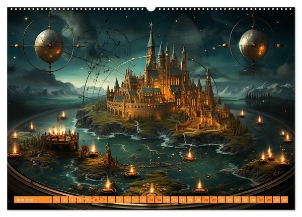 Produktbild: Antike Wegweiser (Wandkalender 2026 DIN A2 quer), CALVENDO Monatskalender