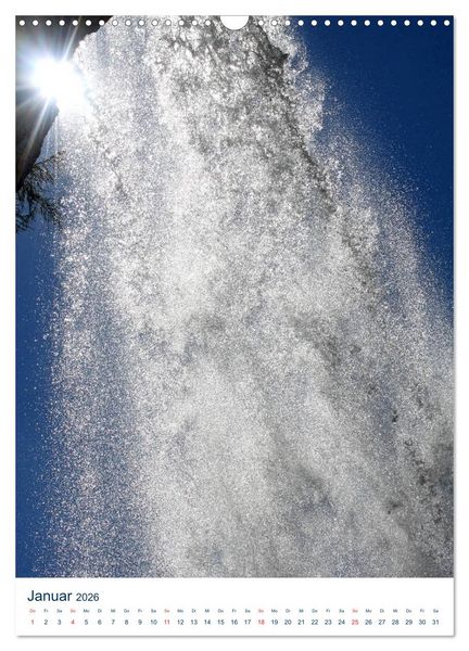 Produktbild: Sch&ouml;ner Wasserfall (Wandkalender 2026 DIN A3 hoch), CALVENDO Monatskalender