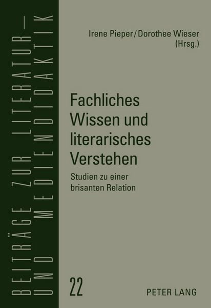 Produktbild: Fachliches Wissen und literarisches Verstehen