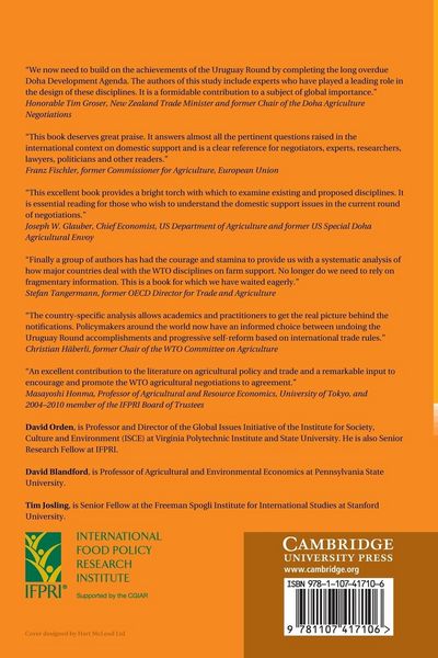 Produktbild: Wto Disciplines on Agricultural Support