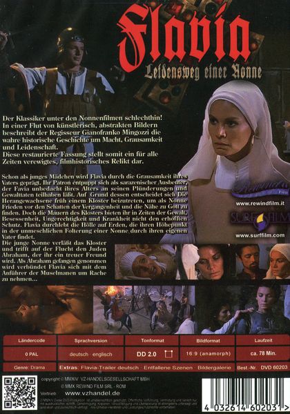 Produktbild: Flavia - Leidensweg einer Nonne - HD-Remastered