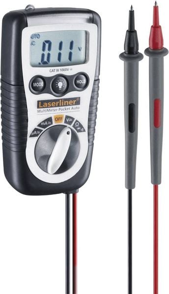 Laserliner Hand-Multimeter digital CAT III 1000V Anzeige (Counts): 2000