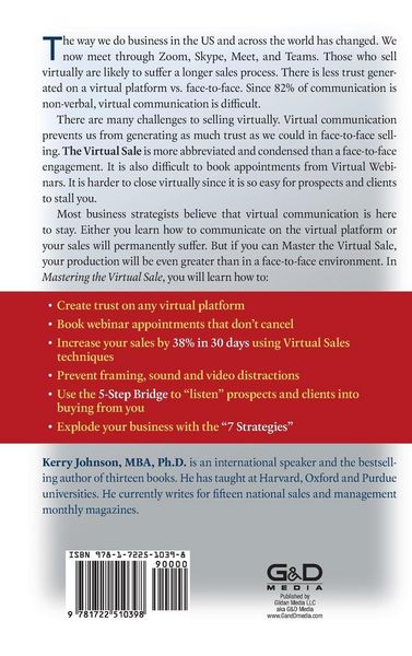 Produktbild: Mastering the Virtual Sale