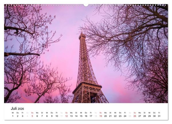 Produktbild: Paris, s'il vous pla&icirc;t! (Wandkalender 2026 DIN A2 quer), CALVENDO Monatskalender