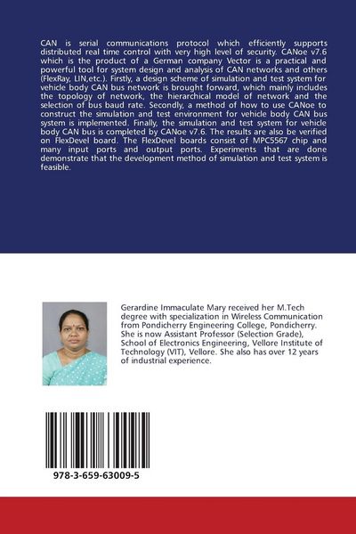 Produktbild: Simulation and Test-System of Vehicle Body CAN Bus - A Project Report