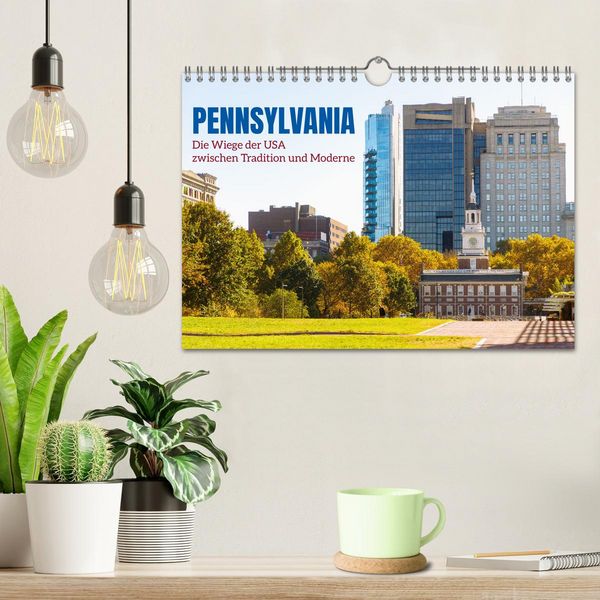 Produktbild: Pennsylvania. Die Wiege der USA zwischen Tradition und Moderne (Wandkalender 2026 DIN A4 quer), CALVENDO Monatskalender