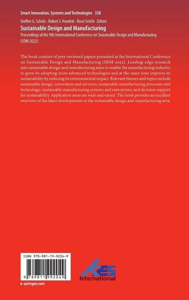 Produktbild: Sustainable Design and Manufacturing