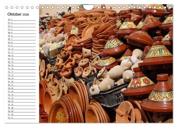 Produktbild: Marokko in Farbe (Wandkalender 2026 DIN A4 quer), CALVENDO Monatskalender