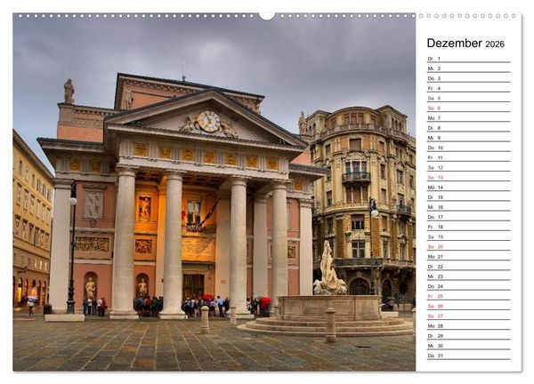 Produktbild: Triest - Habsburger Erbe und italienisches Flair (Wandkalender 2026 DIN A2 quer), CALVENDO Monatskalender