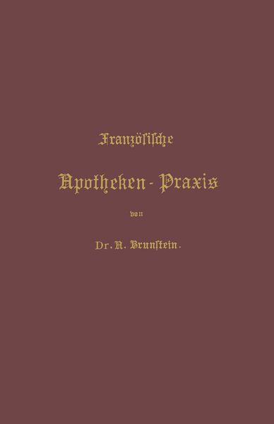 Produktbild: Franz&ouml;sische Apotheken-Praxis