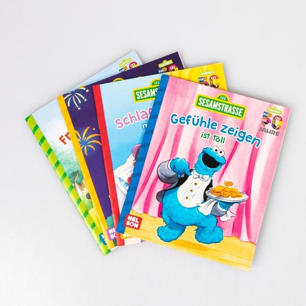 Produktbild: Nelson Mini-B&uuml;cher: 4er Sesamstra&szlig;e 1-4