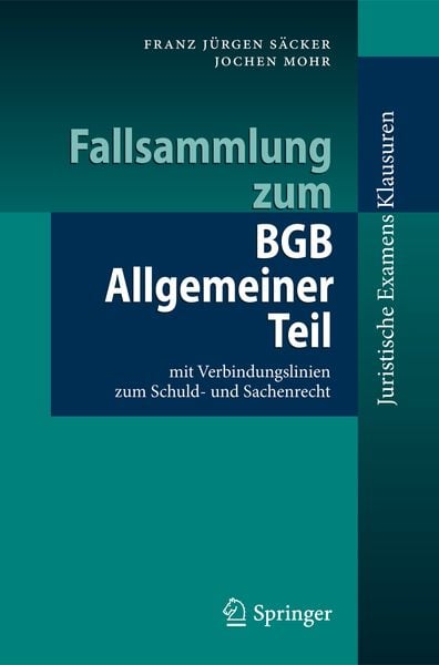 Produktbild: Fallsammlung zum BGB Allgemeiner Teil