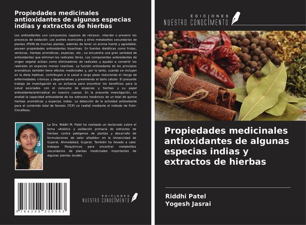 Produktbild: Propiedades medicinales antioxidantes de algunas especias indias y extractos de hierbas