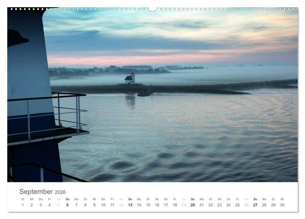 Produktbild: Faszination Schifffahrt - Meere und Hafenst&auml;dte (hochwertiger Premium Wandkalender 2026 DIN A2 quer), Kunstdruck in Hochglanz