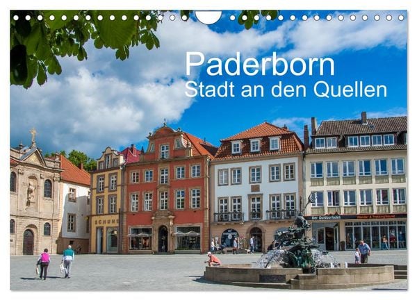 Produktbild: PADERBORN - Stadt an den Quellen (Wandkalender 2026 DIN A4 quer), CALVENDO Monatskalender
