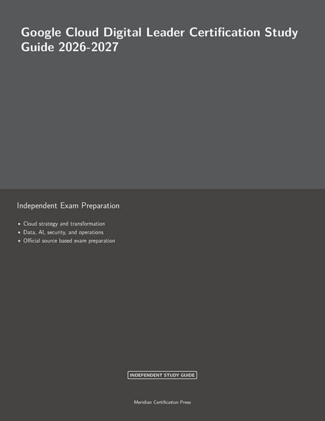 Produktbild: Google Cloud Digital Leader Certification Study Guide 2026-2027