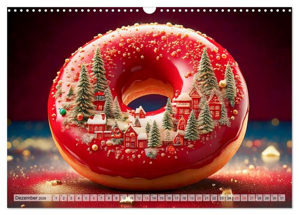 Produktbild: Donuts - Eine Reise durch die Jahreszeiten (Wandkalender 2026 DIN A3 quer), CALVENDO Monatskalender