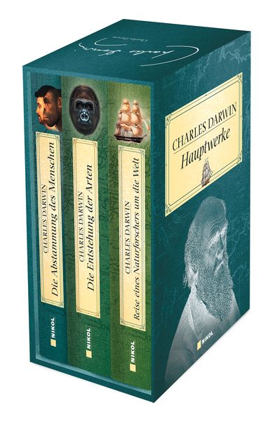 Produktbild: Charles Darwin Hauptwerke: 3 B&auml;nde im Schuber