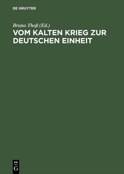 Produktbild: Vom Kalten Krieg zur deutschen Einheit