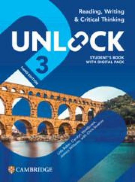 Produktbild: Unlock Level 3 Reading, Writing and Critical Thinking Student's Book with Digital Pack