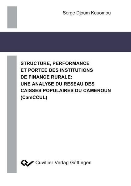 Produktbild: Structure, Performance et Portee des Institutions de Finance Rurale