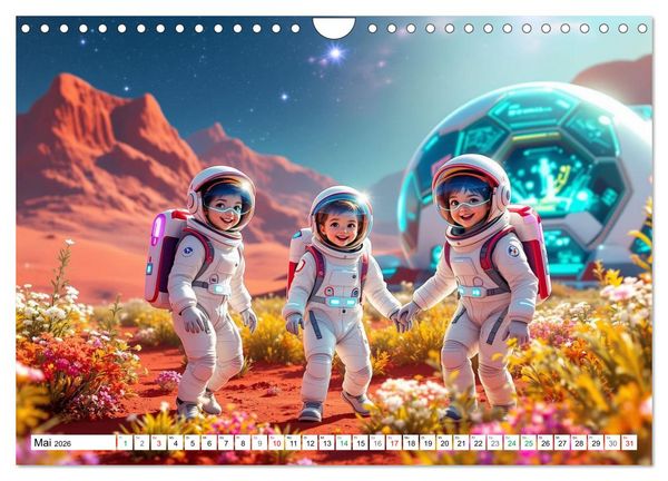 Produktbild: Neuer Morgen Mars (Wandkalender 2026 DIN A4 quer), CALVENDO Monatskalender