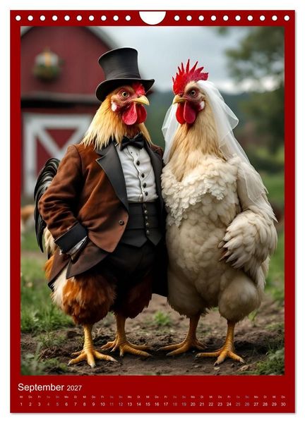 Produktbild: Nicht nur ein Vogel wollte Hochzeit halten (Wandkalender 2027 DIN A4 hoch), CALVENDO Monatskalender