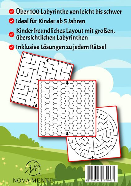 Produktbild: Labyrinthe f&uuml;r Kinder ab 5 Jahren - Band 16