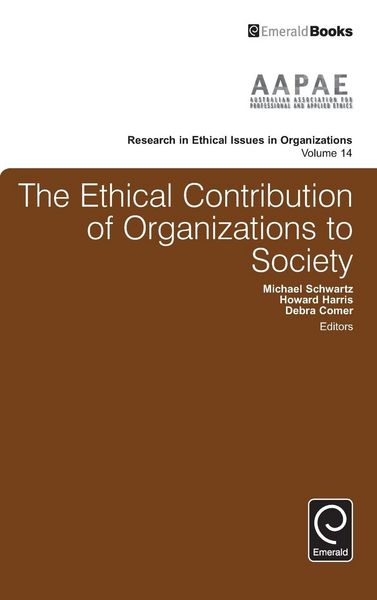 Produktbild: The Ethical Contribution of Organizations to Society