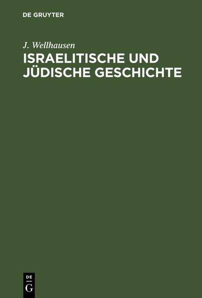 Produktbild: Israelitische und j&uuml;dische Geschichte
