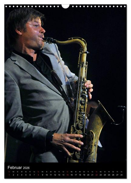 Produktbild: Jazz Momente - Kalender 2026 - (Wandkalender 2026 DIN A3 hoch), CALVENDO Monatskalender
