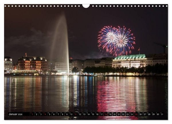 Produktbild: Hamburg - Alster (Wandkalender 2026 DIN A3 quer), CALVENDO Monatskalender