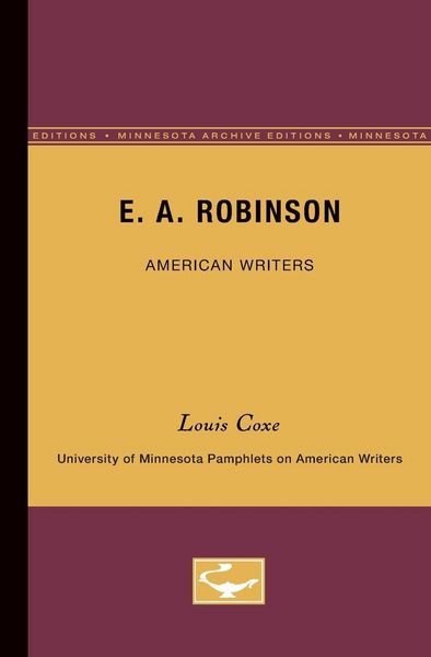 Produktbild: E.A. Robinson - American Writers 17