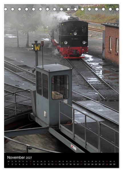 Produktbild: Die Brockenbahn (Tischkalender 2027 DIN A5 hoch), CALVENDO Monatskalender