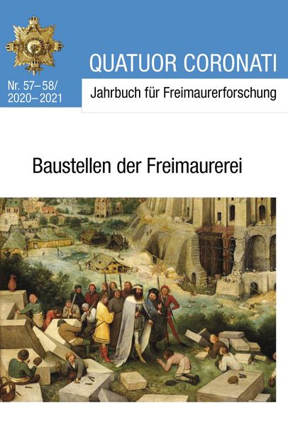 Produktbild: Quatuor Coronati Jahrbuch f&uuml;r Freimaurerforschung Nr. 57-58/2020-2021