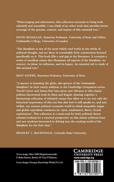 Produktbild: The Cambridge Companion to The Communist Manifesto