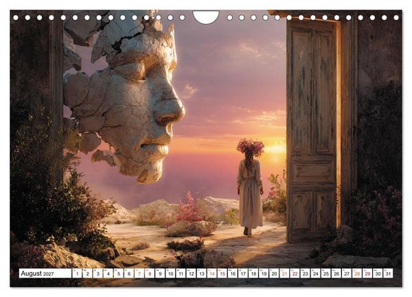 Produktbild: Wenn Gedanken sichtbar werden (Wandkalender 2027 DIN A4 quer), CALVENDO Monatskalender