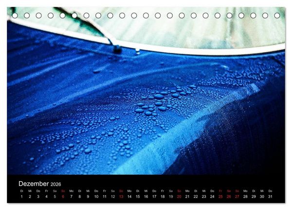 Produktbild: Lamborghini im Regen (Tischkalender 2026 DIN A5 quer), CALVENDO Monatskalender