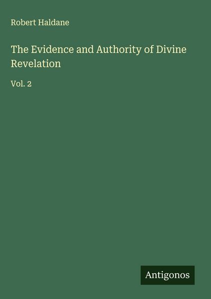 Produktbild: The Evidence and Authority of Divine Revelation