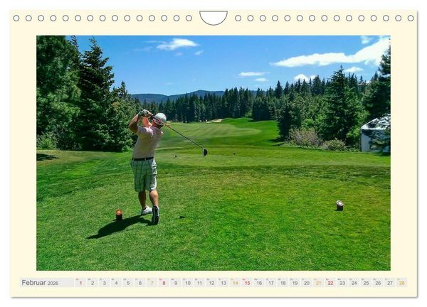 Produktbild: Golf - meine Leidenschaft (Wandkalender 2026 DIN A4 quer), CALVENDO Monatskalender