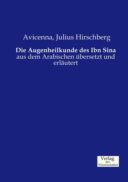 Produktbild: Die Augenheilkunde des Ibn Sina