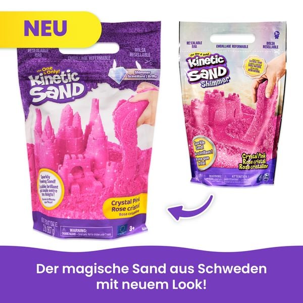 Produktbild: KNS Glitzer Sand Crystal Pink (907g)