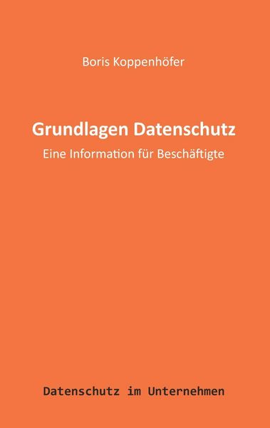 Produktbild: Grundlagen Datenschutz