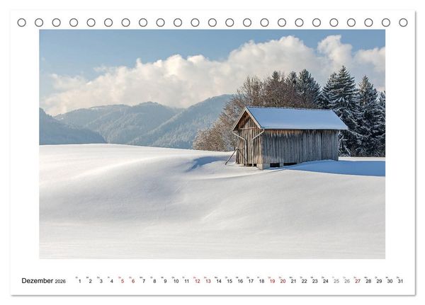 Produktbild: Naturwunder Bergwelt Fellhorn und H&ouml;rnergruppe (Tischkalender 2026 DIN A5 quer), CALVENDO Monatskalender