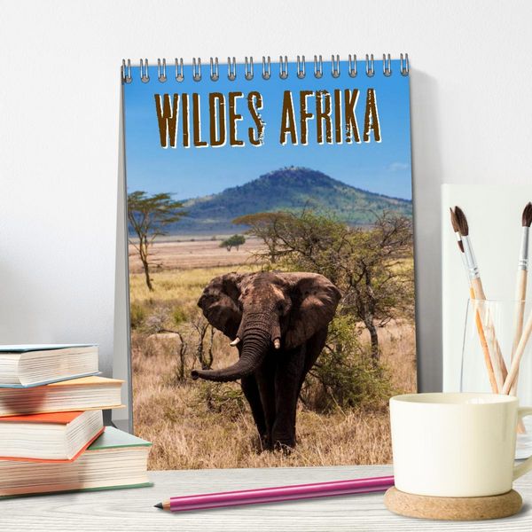 Produktbild: Wildes Afrika (Tischkalender 2026 DIN A5 hoch), CALVENDO Monatskalender