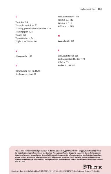 Produktbild: Der Anti-Diabetes-Plan